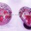 red color wedding glass vase centerpieces