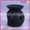 Factory direct sale matt black ceramic oil burner