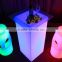Rechargeable battery disco modern glowing furniture with IR remote control