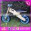 2016 top sale kids wooden bike bicycle,high quality child wooden bike bicycle W16C133