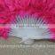Feather wedding fan for performance