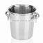 Factory wholesale Large size party metal stainless steel ice bucket