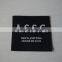 2016 High quality custom garment woven labels clothing labels