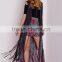 2016 young lady paisley print cheap long maxi skirts made in china