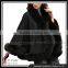 CX-B-P-54B Women High Quality Newest Wholesale Pashmina Shawl With Fur