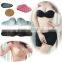 Black,nude Nylon Strapless and Backless Bra Underwear