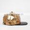 fashion custom 5 panel snapback cap/hat faux leather baseball cap cheap bangladesh caps