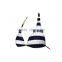 OEM Custom Women Navy and White Stripe Bikini Swimwear