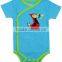 Red and write 3-6 months applique anchor summer wear short sleeve newborn organic cotton baby toddler clothing wholesale china