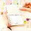 cute colors PP cover notepad customizable wire-o binding memo pad