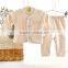 2017 Summer newborn baby 100% organic cotton soft gift set infant clothes set