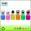 Leak proof light portable collapsible shaker bottle bpa free silicone foldable water bottle