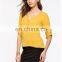 new style rounded back hem women daily smart casual wear blouse