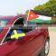 Black red pole car flag FGF-0012