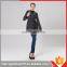 New Style Design Slim Fit Ladies Quilted Winter Coat Silky Hair Coat