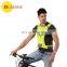 Adult reflex yellow pocket safety vest working clothes
