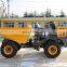 high quality 3ton 4wd tracked transport site dumper with hydraulic dumping bucket