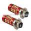 2 Pack 100W H6 6000K White LED HeadLight Bulbs For Honda TRX 250 300 400 450 700