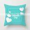 Custom  Printed Valentine 's Day Heart decoration Throw Pillow case