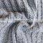 Customizable 100% polyester chenille knitting crochet blanket