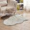 heart shape area carpet faux fur rug