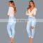 DiZNEW Summer Wear Boyfriend Skinny Design Women Ripped Jeans