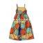 Children's European and American Summer Girls African Bohemian Style Sleeveless Strap Backless Dress