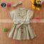 Baby Girl Dress Jumpsuit Kids Girl Cool clothes Girls short sleeve clothing Costume Summer Fall Solid Color