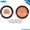 10mm2 Multi Cores 600/1000V kable copper conductor PVC/XLPE insulated concentric cable