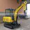 cabin mini excavator mini excavator towable mini bagger for sale