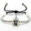 HTB094 Popular sale custom jewelry manufacturer bracelets stainless steel evil eye bracelet