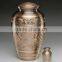 Mother Of Pearls Brass Adult Cremation Urn