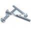 custom stainless steel serrated hex socket wafer head screws