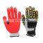 Oilfield Sandy Nitrile Cut Resistant Shock Proof TPR Gloves Drill Shockproof Anti Impact Gloves Mechanic Gloves