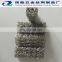 Compressed stainless steel knitted mesh air bag filter