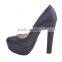 china wholesale pu high heel dress shoes