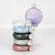 High Quality Outdoor Portable, Stainless Steel Whiskey Hip Flask Diamond Glitter Rainbow Women Mini Round Hip Flask/