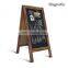 Rustic Magnetic A-Frame Chalkboard Sign Free Standing Chalkboard Easel Sturdy Sidewalk Sign Folding Chalkboard