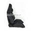 black PVC sport style universal racing seat