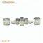 PU 1/4 union straight quick connect air press fitting connection copper gas pipe connector
