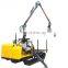 Self-loading mini crawler dumper truck loader