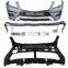 U.K. popular car models carbon fiber front bumper chrome trim cover bracket grille set fit for Benz ML350 2012 2013 2014