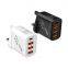 Wholesale 3USB charger 5V2A fast charging wall charger adapter for iphone for huawei