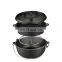 cooking pot outdoor dutch oven, cast iron cauldron, iron casting camping pot