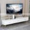 Luxury Modern TV table TV stand coffee table stone top with drawer living room tables set