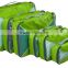 high quality Unisex 5 Piece Packing Cubes for travel,cheap wholesale green polyester travel packing cubes