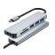 Aluminum 6 In 1 USB Hub HDMI*1+USB3 .0*1+USB 2.0*2+micro SD*1+SD*1