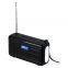 Outdoor Camping Party Solar Panel Energy Products Speaker with Left Right Flashlights Music Player USB TF AUX FM Radio