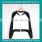 In the fall of the new female fashion leisure short coat black and white stitching fleece jacket dress