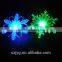 Glittering Snowflake With Sucker Base,Color Changing Splended Light changing